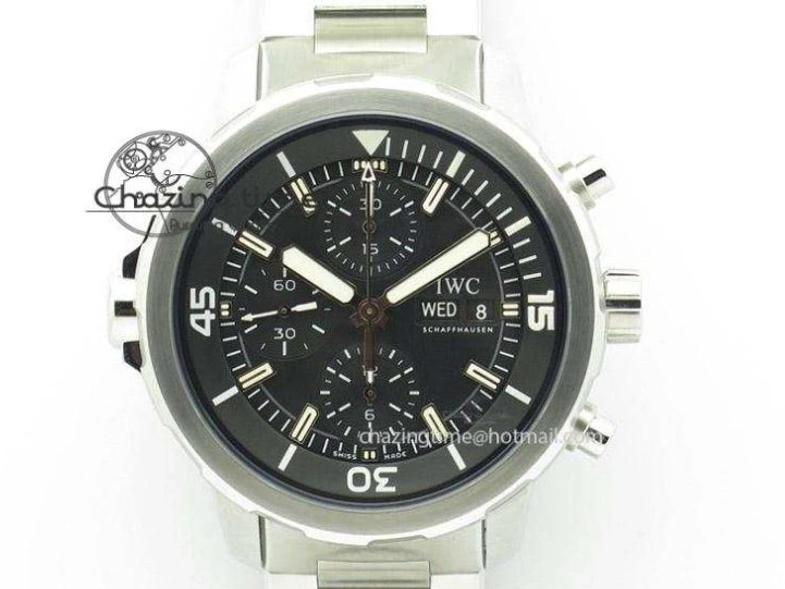 MIROTIME 0102 Portofino IW458101 SS MK 1:1 Best Edition Blue Dial On Blue Leather Strap MIYOTA MoistureWicking 7168